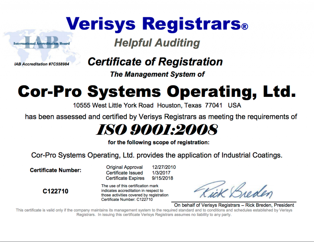 CorSystems Advanced Corrosion Protection Techniques and Services